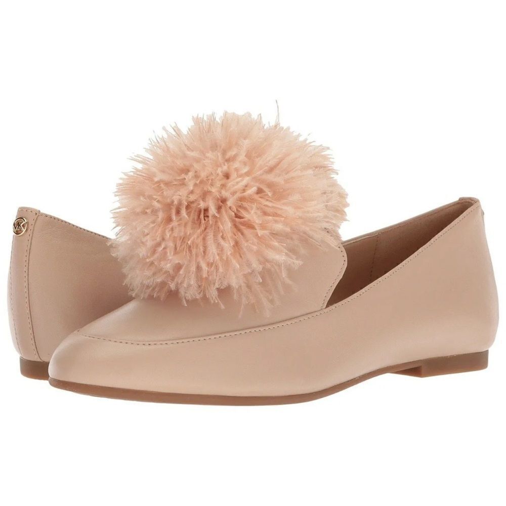 Michael Kors FARA LEATHER LOAFERS.‎ Size 8.5.  B77